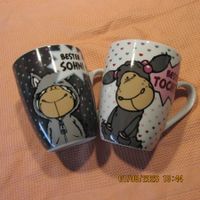 Tassen Set "Bester Sohn" & "Beste Tochter" 2 Stk. neu