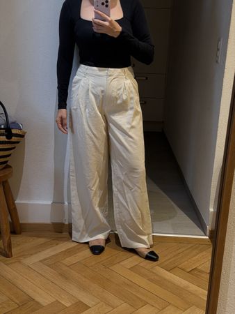 MSCH COPENHAGEN Hose ivory Grösse S