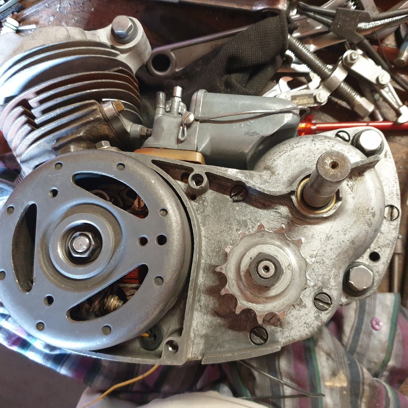Sachs Mofa-Ersatzteile: Motor Sachs Saxonette 502 Automatic – Gebraucht aus Carabbia von  3