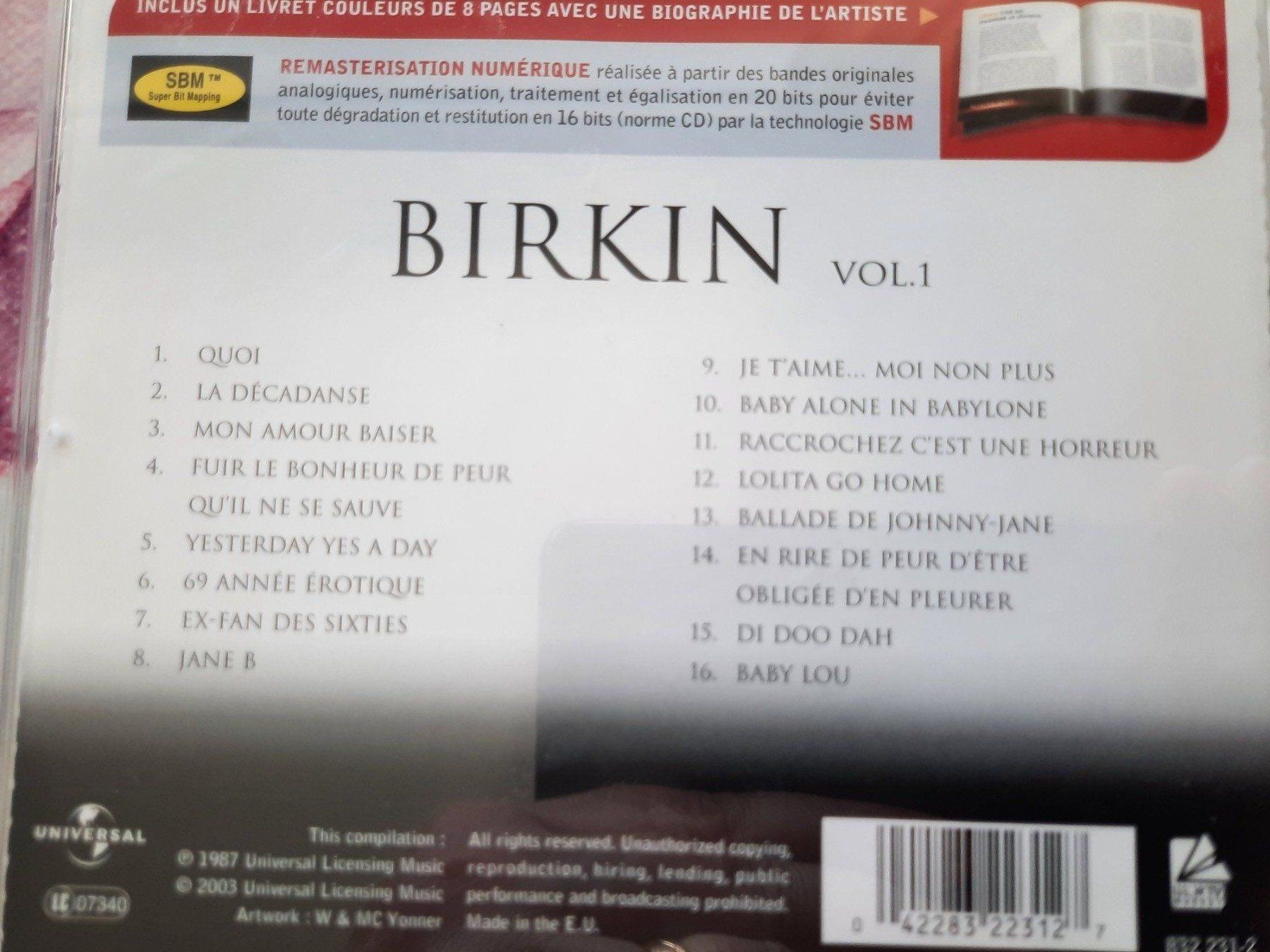 CDs: CD Birkin - Master Série – D'occasion à Pully par bro_n52j 2