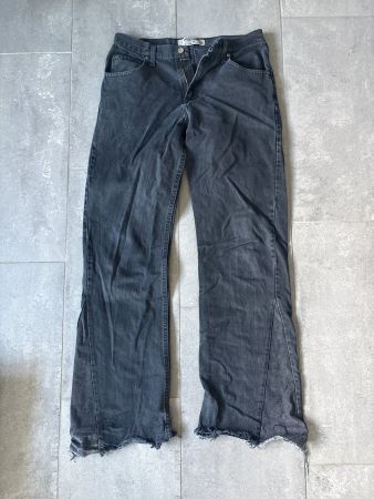 Custom Wrangler Flared demin schwarz 32x34