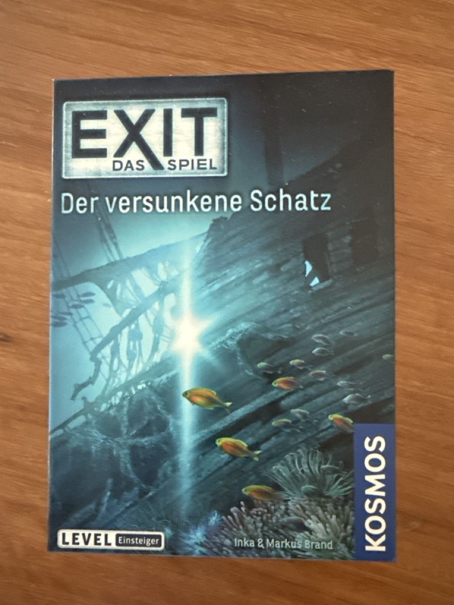 Kosmos Spiele: EXIT Das Spiel Der versunkene Schatz Brettspiel Level Einste – Neu (gemäss Beschreibung) aus Menzengrüt von SC1973