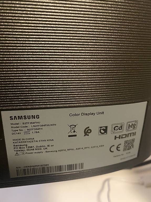 Monitor: Monitor Samsung Zoll 27 – Usato da Zürich venduto da ER- 2