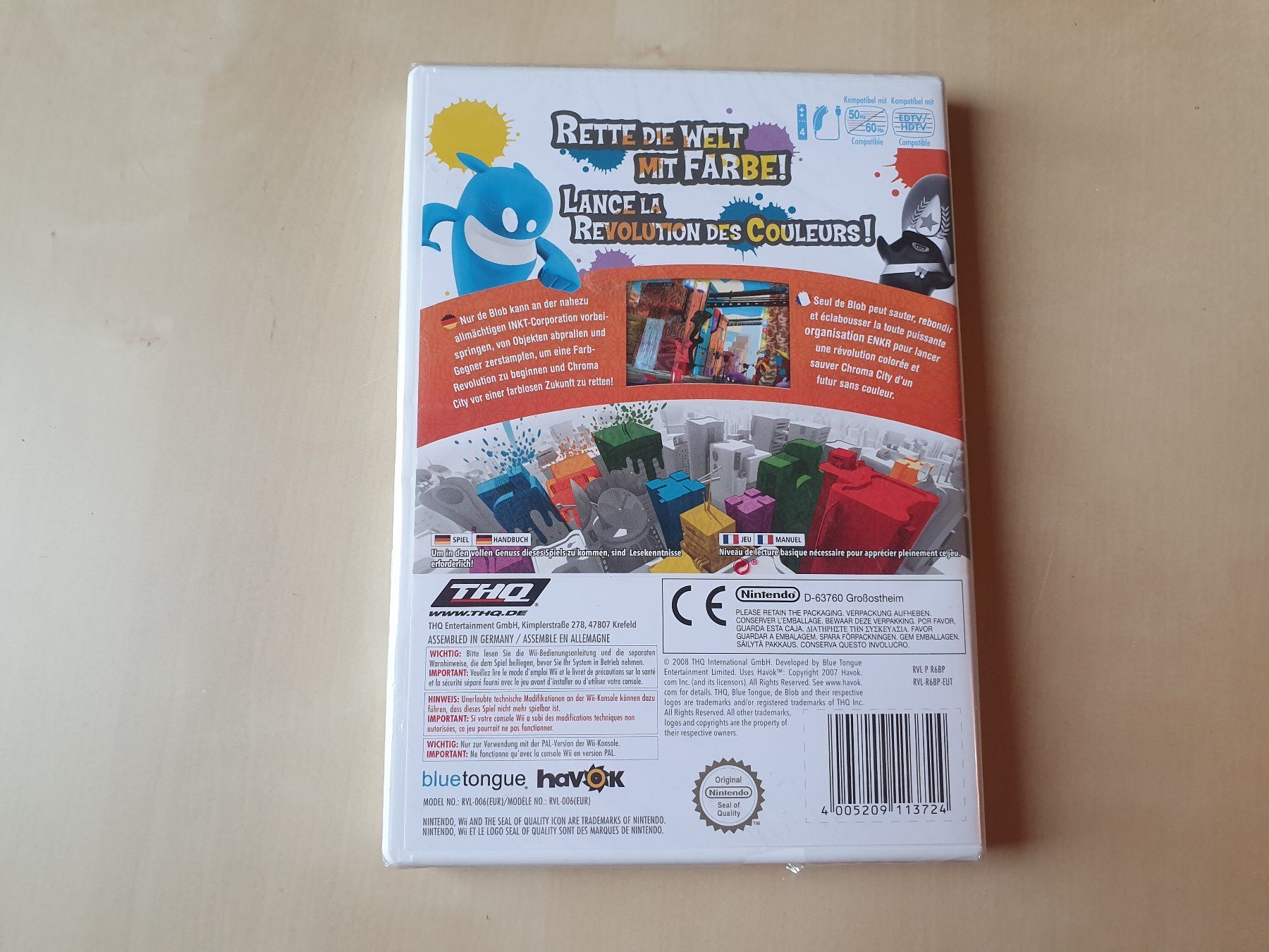 Nintendo Giochi: de Blob neu und ovp – Nuovo e nell'imballaggio originale da Stansstad venduto da collectorsshop 1