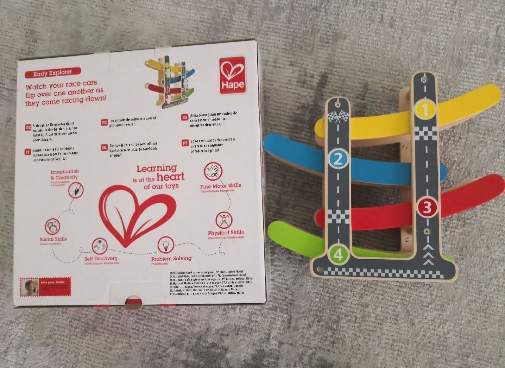 Piste: Hape Fast Flip Racetrack Flippy Rennbahn – Usato da Rapperswil SG venduto da dslemer 2