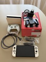 Nintendo Switch OLED Weiss, Konsole mit Zubehör & OVP 🎮 
