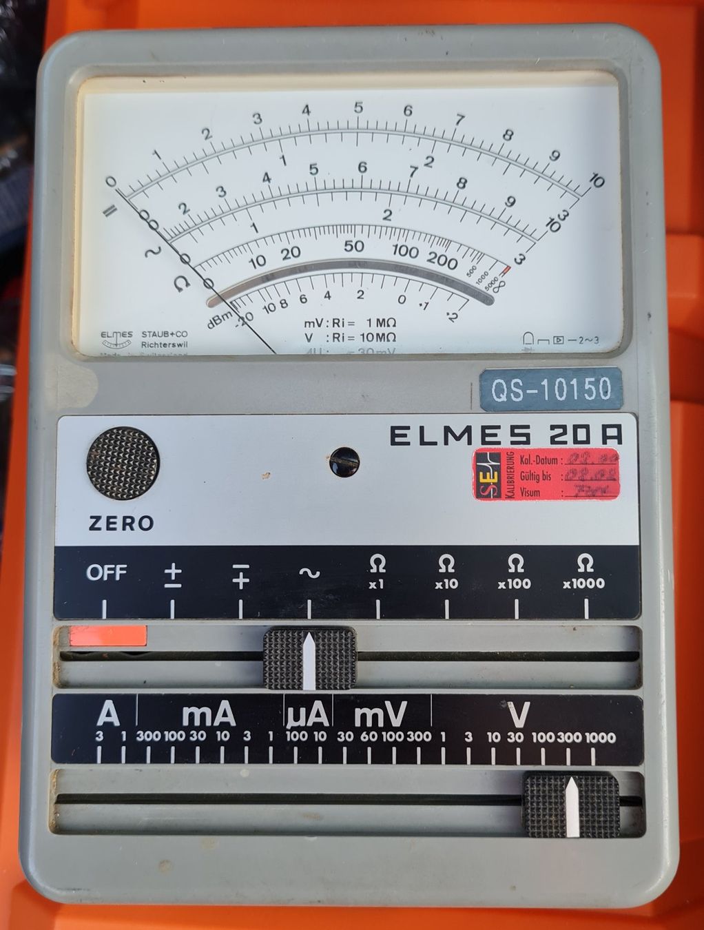 Misurare: Elmes 20A Analog Multimeter – Usato da Horw venduto da Arta20000