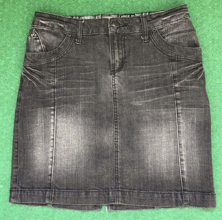 Jeansrock, Gr. 36, schwarz, Street One