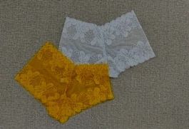2 Schöne Panty Höschen gr L NEU