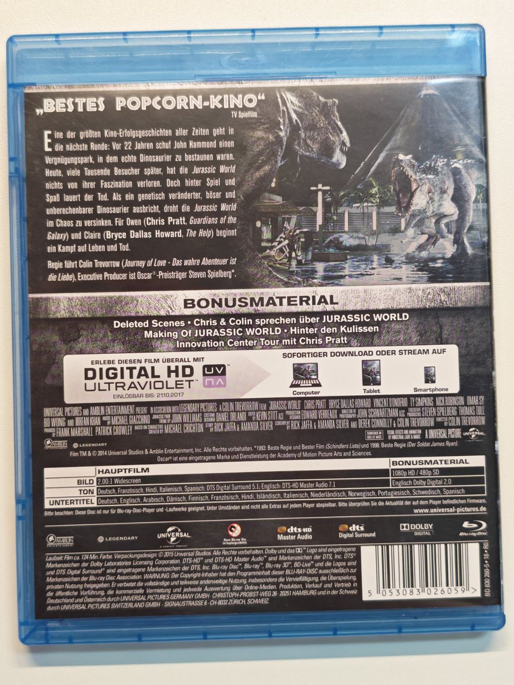 Tous les DVDs: Jurassic World – D'occasion à Liestal par Kratzilla 2