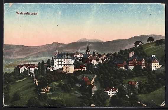 Cartoline postali: AK Walzenhausen, Teilansicht, 1926 – Usato da Berlin venduto da bartko-reher