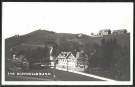 Schwellbrunn, Bad und Pension zum Hirschen, gelaufen 1927