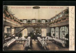Arbon, Innenansicht des Hotels Lindenhof