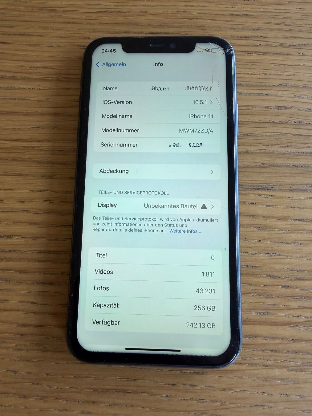 Apple Telefoni cellulari / Smartphones: Apple iPhone 11 256GB, Display Riss – Usato da Baden venduto da networm3000 4