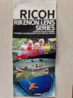 Faltprospekt Rikenon Lens Series aus den 1980ern