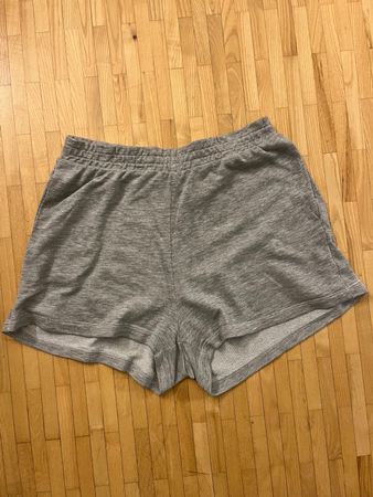 H&M Basic Shorts, Grau, Grösse S