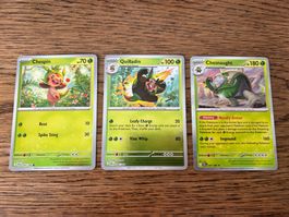 Pokemon CHAOS RISING Set 005 - 007 / 086 EN Reverse & Holo