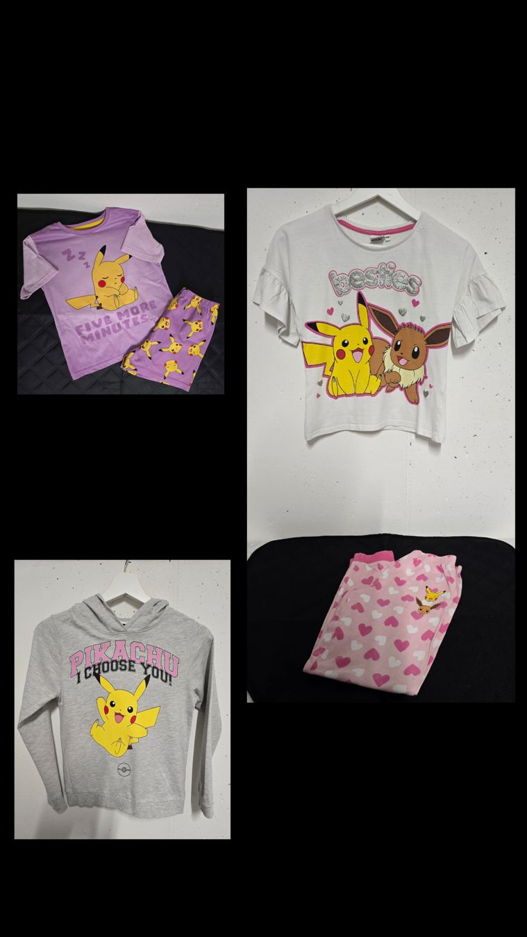 Ensembles coordonnés: Pokémon Pikachu Kleiderpaket Gr.140 – D'occasion à Salez par Nasa2018