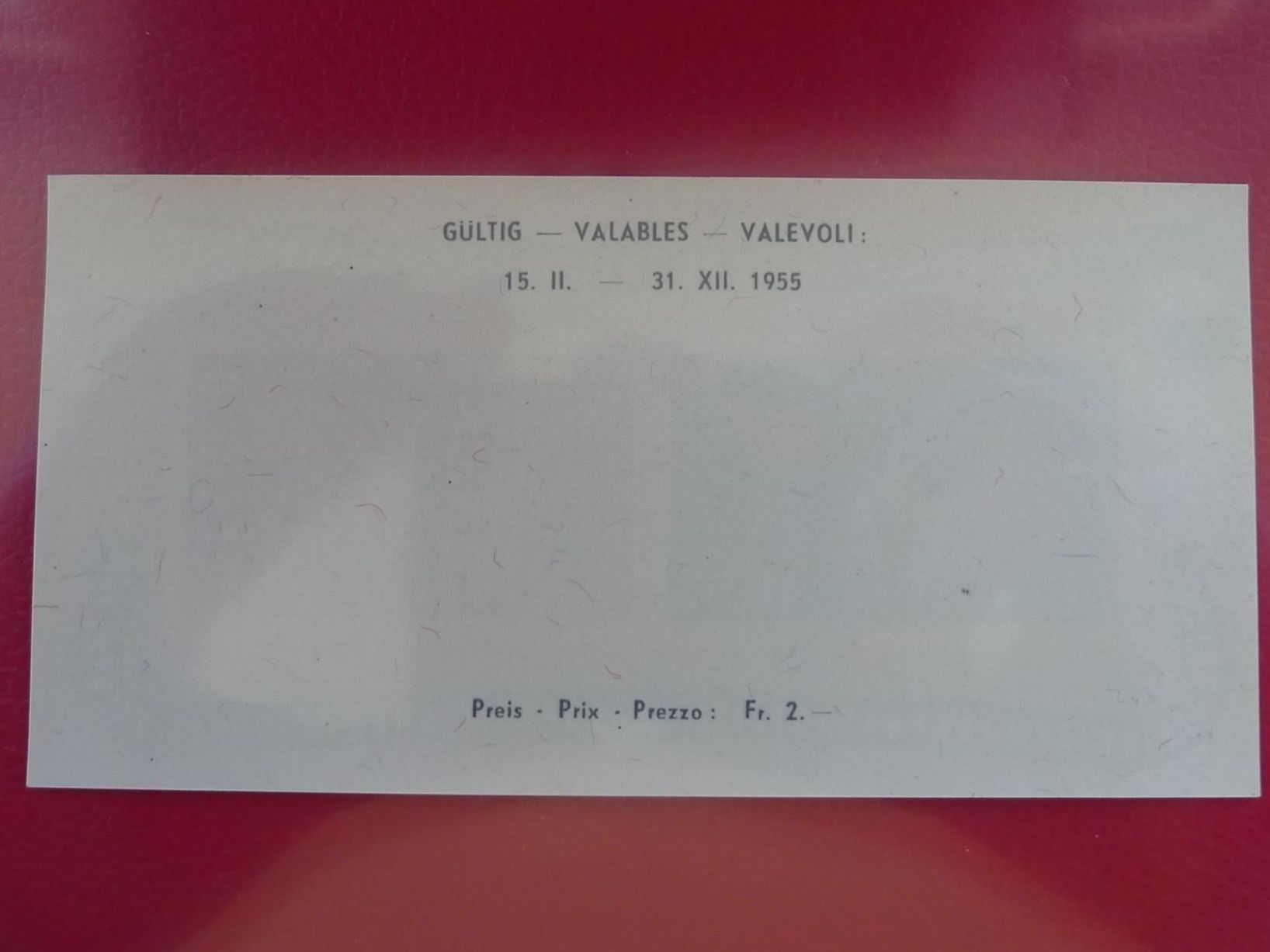 Alle Briefmarken: 1955, LAUSANNE-BLOCK, W35 ** postfrisch, Kat: 80.- – Gebraucht aus Sursee von Luzernerraute 1