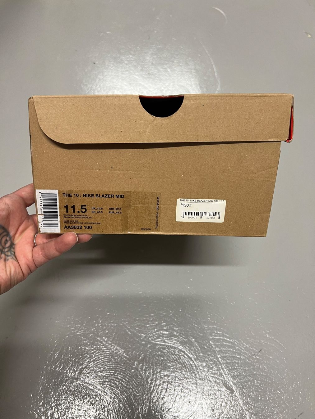 Nike Scarpe da uomo: Nike Blazer Mid Off-White - EU 45.5 – Nuovo e nell'imballaggio originale da Bern venduto da ElevenFive 9