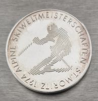 Medaille Alpine Skiweltmeistersch. St.Moritz 1974 Silber 900