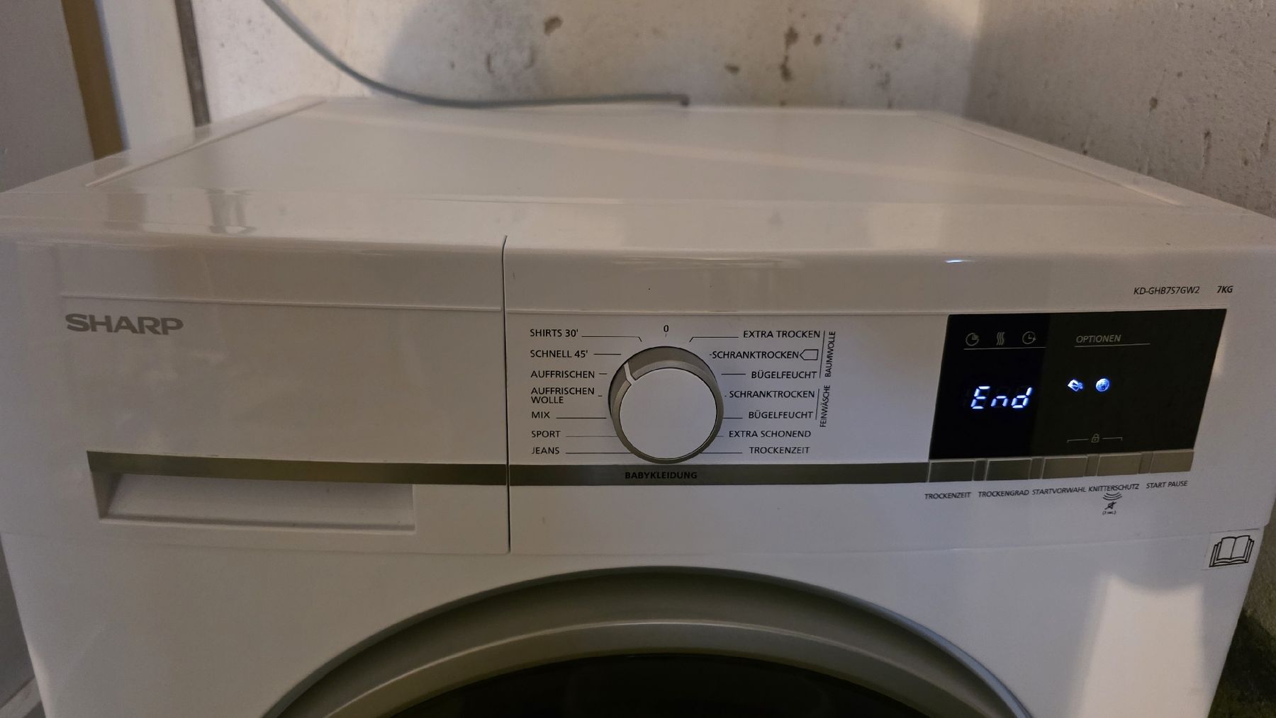 Sharp Wäschetrockner: Sharp Wäschetrockner KD-GHB7S7GW2 – Gebraucht aus Weinfelden von miguel8575 1