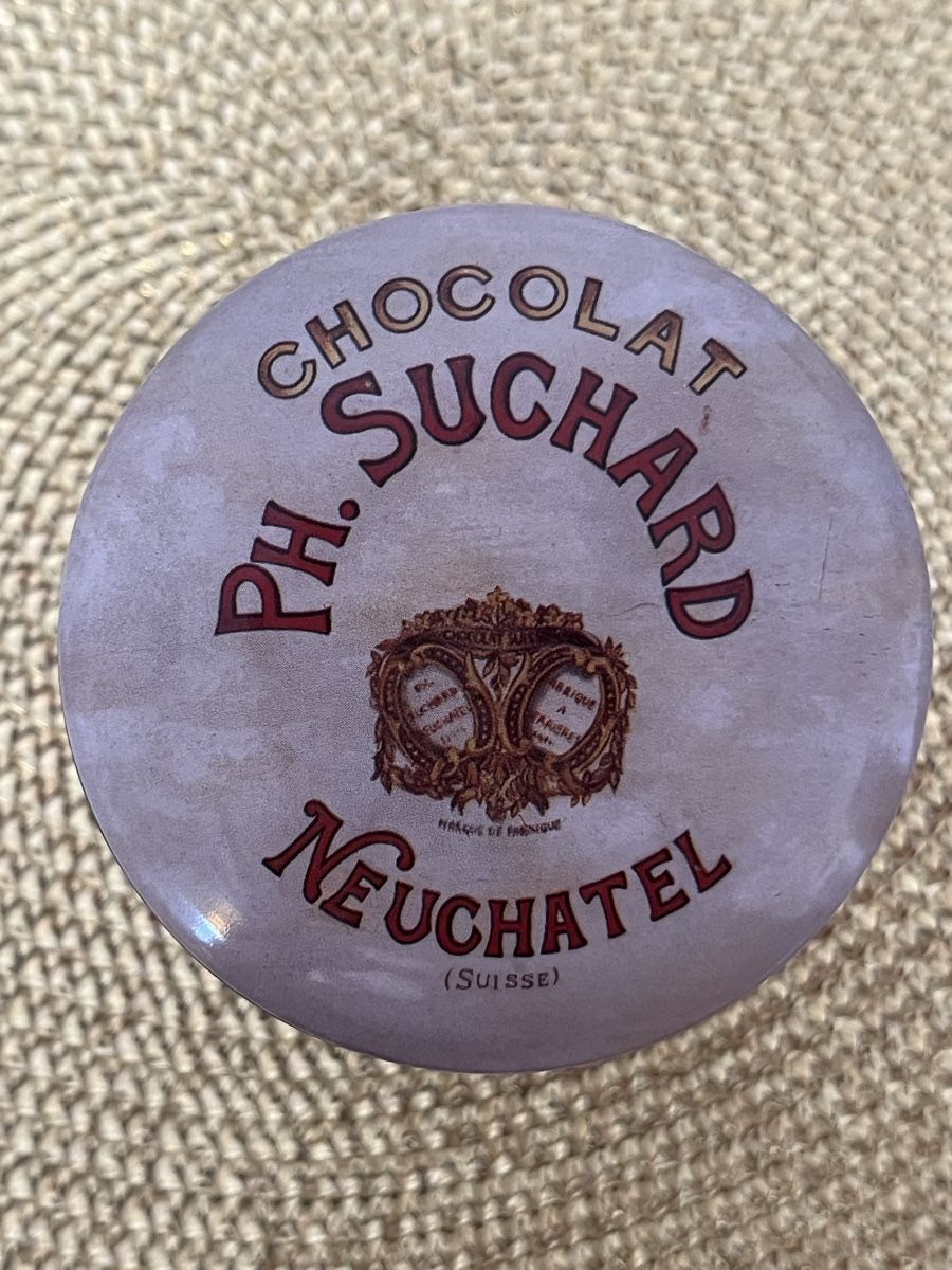 Zuccheriere: Vintage Suchard Chocolate Tin! – Usato da Lausanne venduto da barbabelle02 1