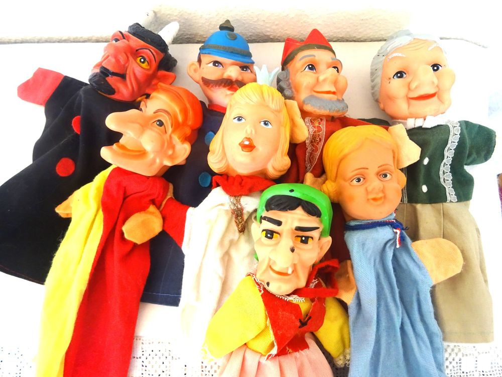 8 Kasperli Puppen Handpuppen fürs Kasperlitheater (Gebraucht) in Zürich ...
