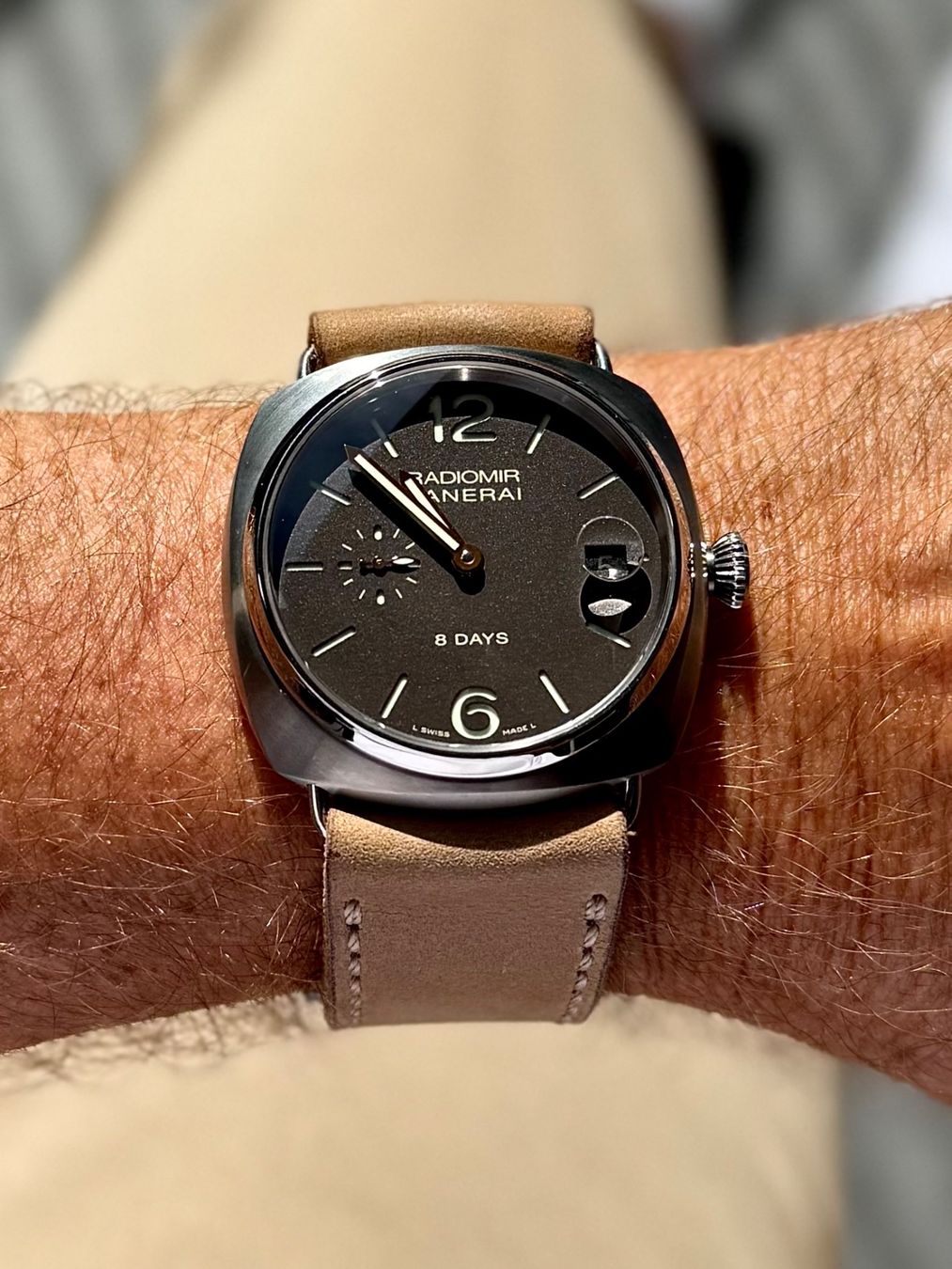Panerai Montres: Panerai Radiomir 8 Days Titanium - Full set – D'occasion à Rivaz par yoda2005