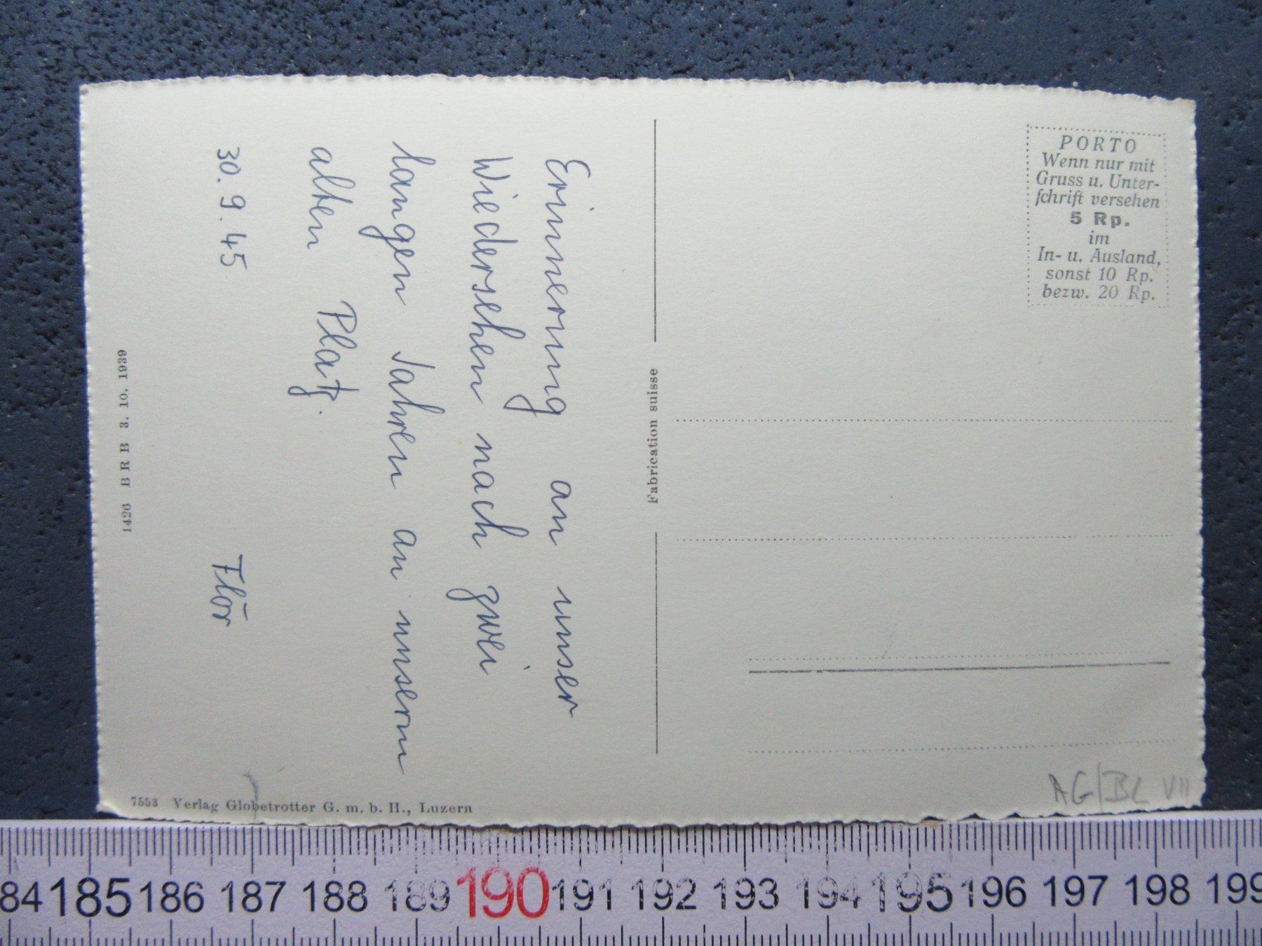Cartoline postali: REINACH AG AK 1939 LUFTBILD – Usato da Ettingen venduto da Hausi4711 1