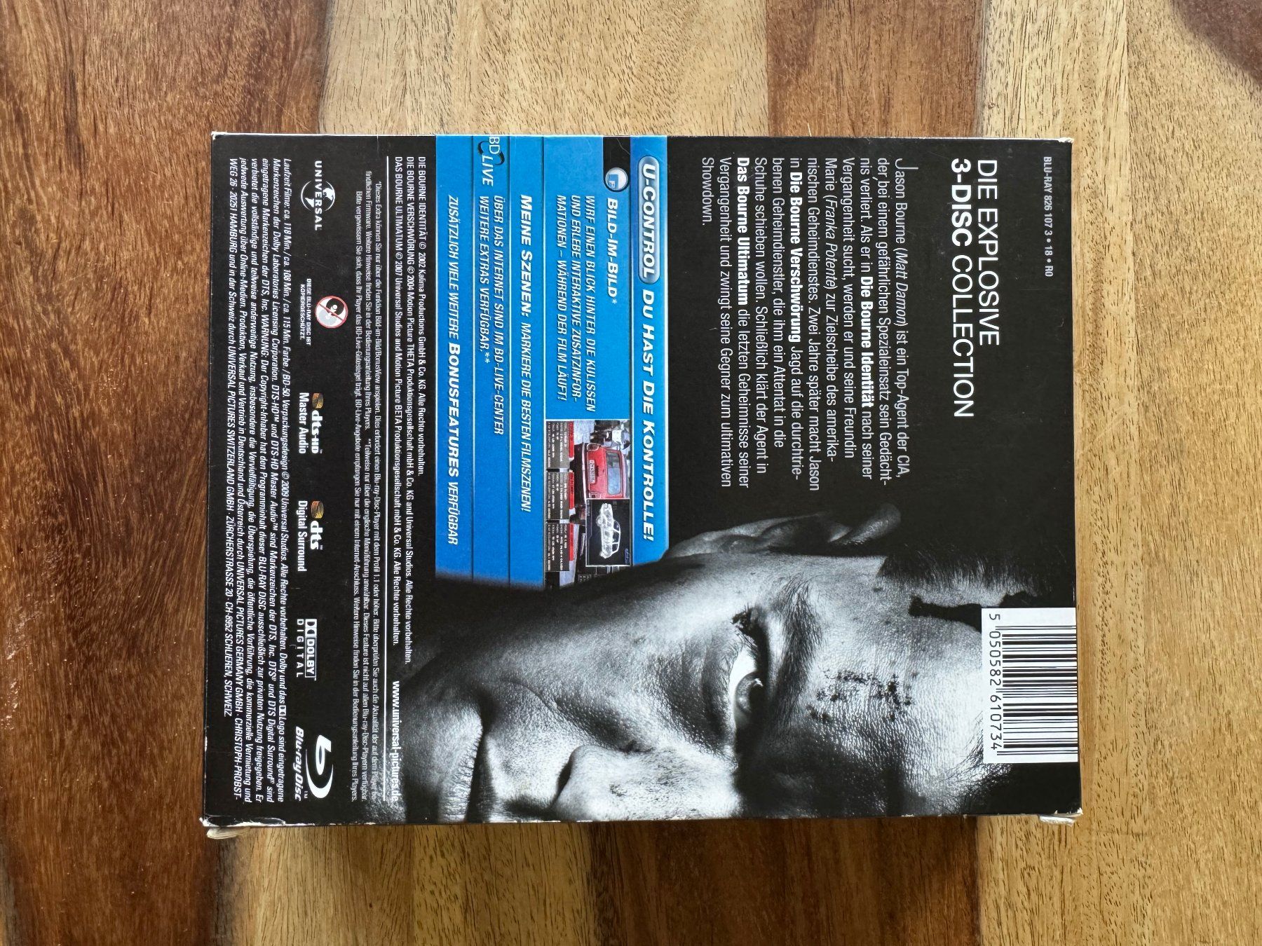 Tutti i DVDs: Die ultimative Bourne Collection Blu-ray 3-Disc Edition – Usato da Winterthur venduto da CaesarCyrill 4