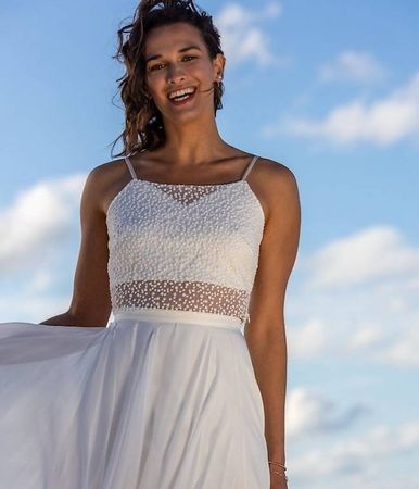 Neues Braut Crop Top / Oberteil (Kategorie Hochzeitskleid)
