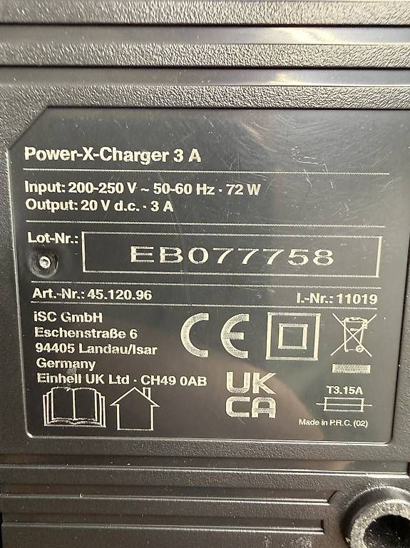 Akkus & Batterien: Einhell 3A Ladegerät – Gebraucht aus Fislisbach von Autale 1
