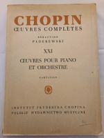 Noten Chopin Complete Works Vol XXI, Klavier/Orchester