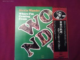 Stevie Wonder - Where I'm Coming From - Vinyl- Japain Press