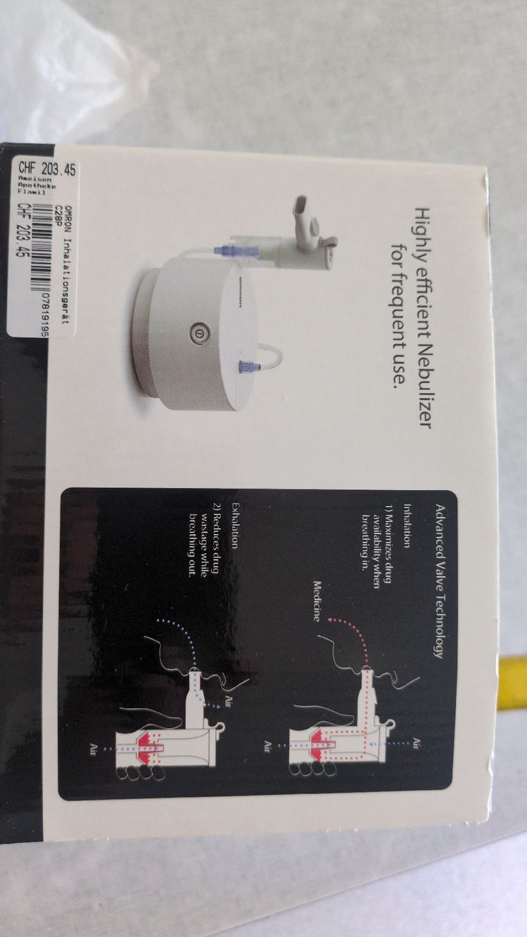 Omron Medizinische Geräte: Omron Inhalation Gerät C28P – Gebraucht aus St.Gallen von Stuempeli 5