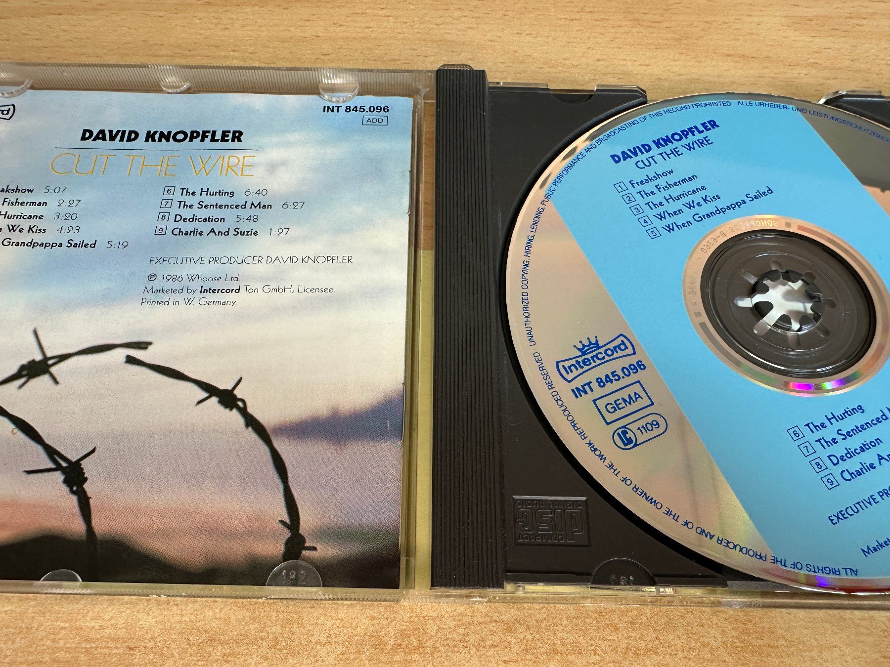 CD: X0 David Knopfler – Cut The Wire – Usato da Rikon im Tösstal venduto da Alpenmutz 2