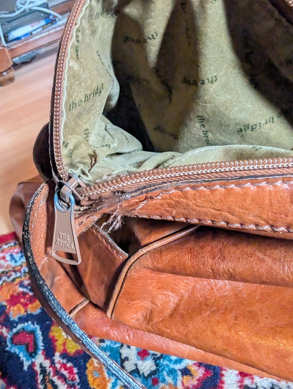 The Bridge Borse: The Bridge - Vintage Leder Tasche – Usato da Glarus venduto da icemike95 5