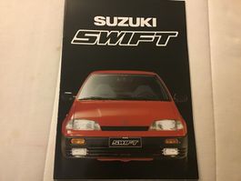 Suzuki Swift Verkaufsprospekt 18 Seiten September 1991