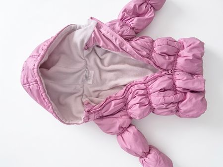 Kinder Winterjacke rosa mit Kapuze Grösse 86 gebraucht
