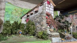 Modell Haus aus der Ostschweiz und Wildchirchli