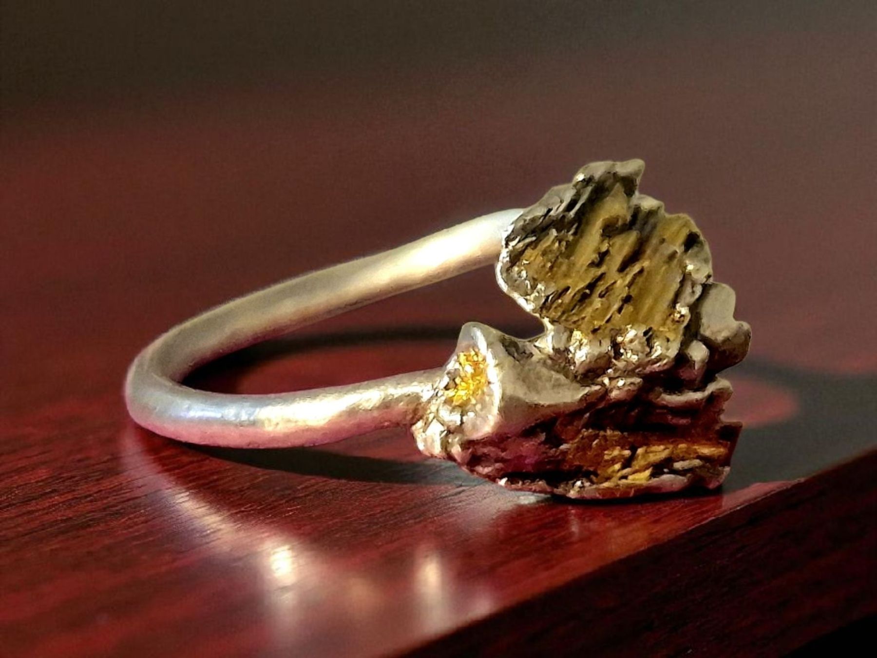 Ringe: Fairystyle Ring Silber mit Goldakzenten, Gr  55 – Neu und originalverpackt aus Aarau von Schmuckhoehle_MD 4