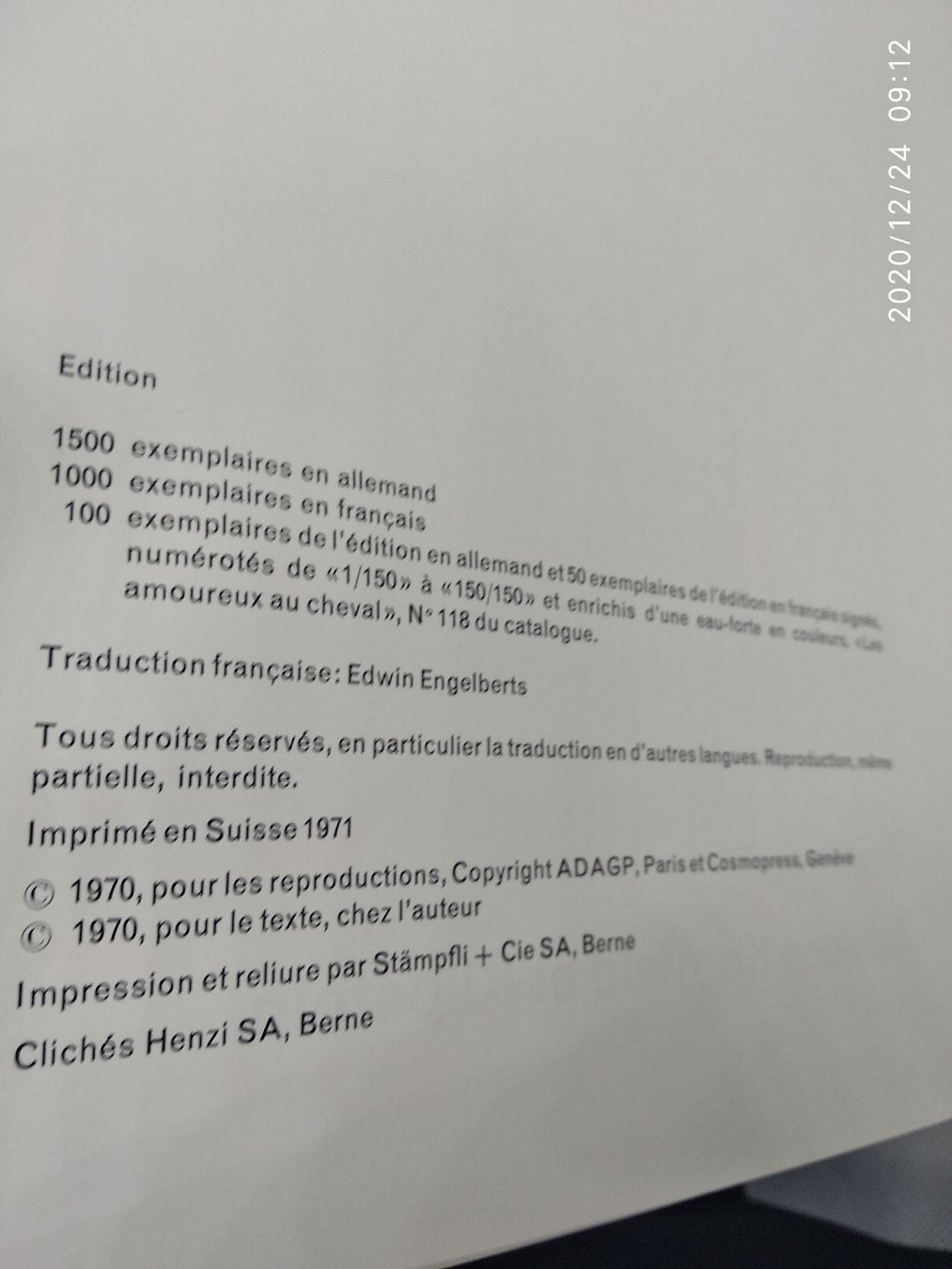 Bücher: CHAGALL WERKVERZEICHNIS GRAPHIK – Gebraucht aus Goldach von Gaip 9