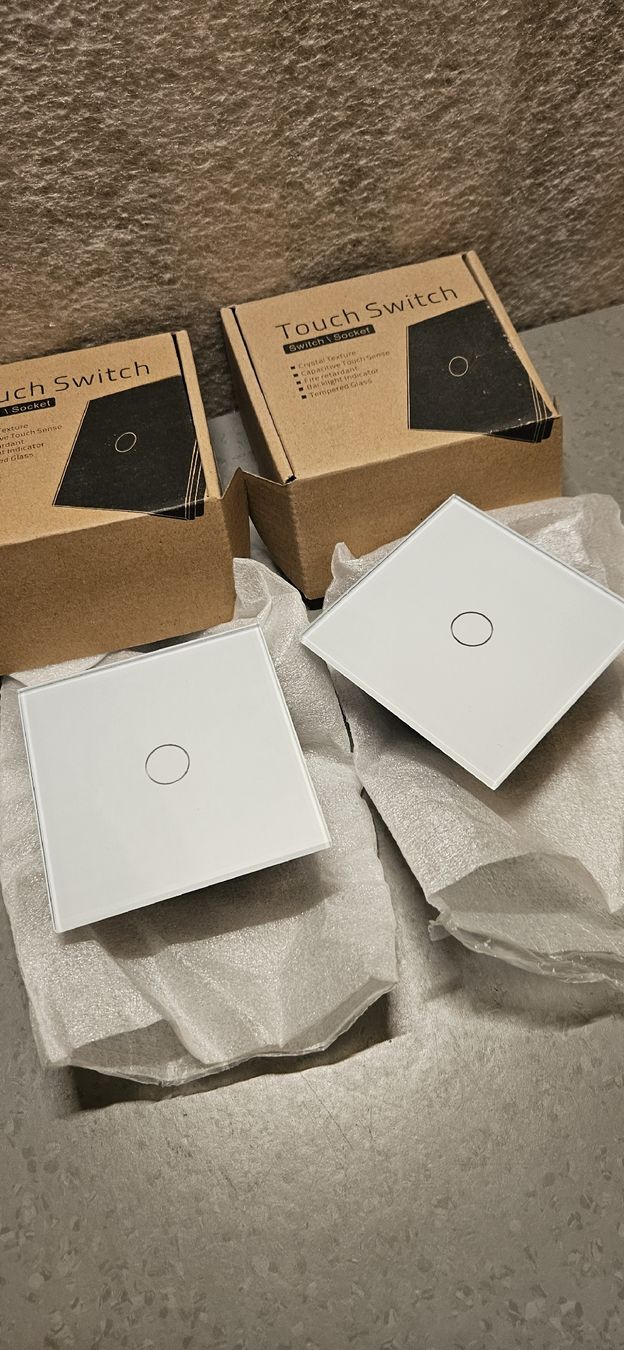 Interruttori: Neuer, smarter Touch Wandschalter – Nuovo e nell'imballaggio originale da Baar venduto da Vel...Baar45