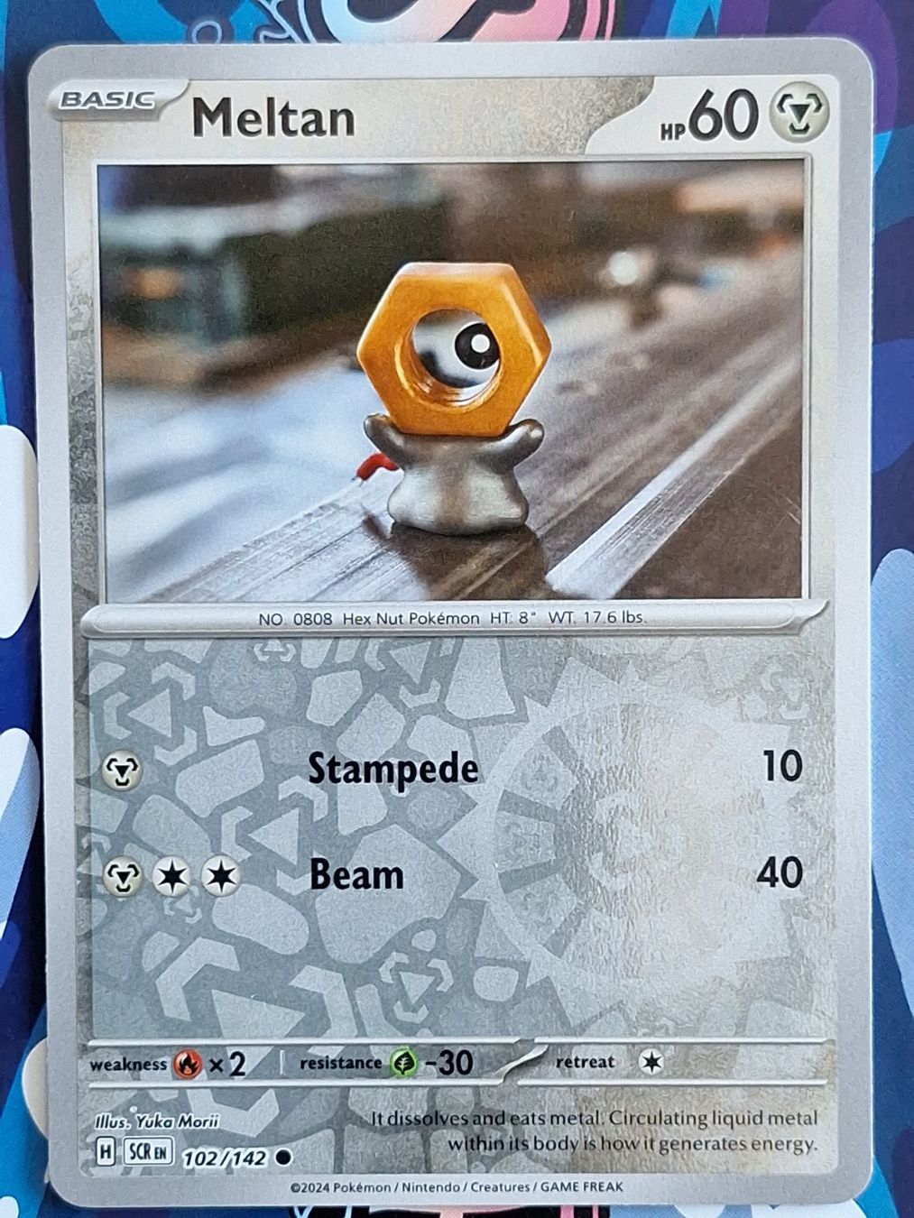 Pokémon Sammelbilder & Trading cards: Meltan - Reverse Holo Pokemon Stellar Crown - #7.3 – Gebraucht aus Altstätten SG von GGsGameshop