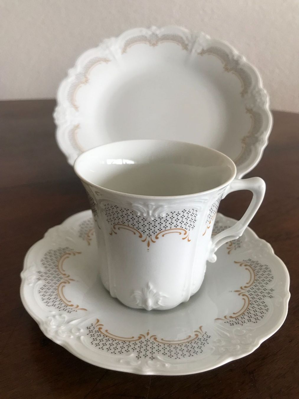 tischläufer 180 cm lang Stfery Modern Lang, Tischläufer Winter Beige 24CM Spitze Wellenförmige Bilaterale Symmetrie Baumwolle Tischdeko Wohnzimmer Küche Küche, Haushalt & Wohnen cat-746