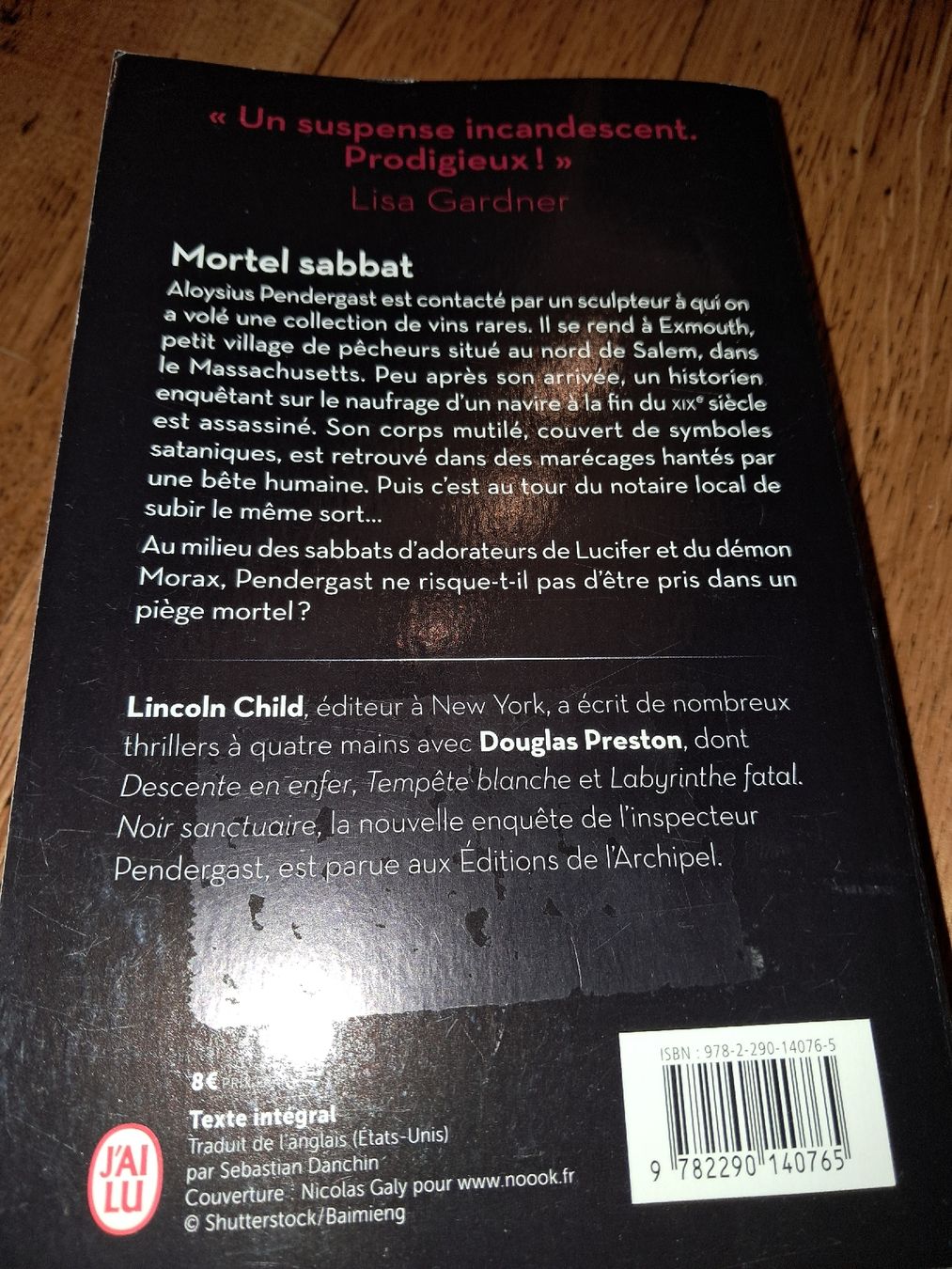 Bücher: Preston & child Mortel sabbat – Gebraucht aus Le locle von juliensaran 3