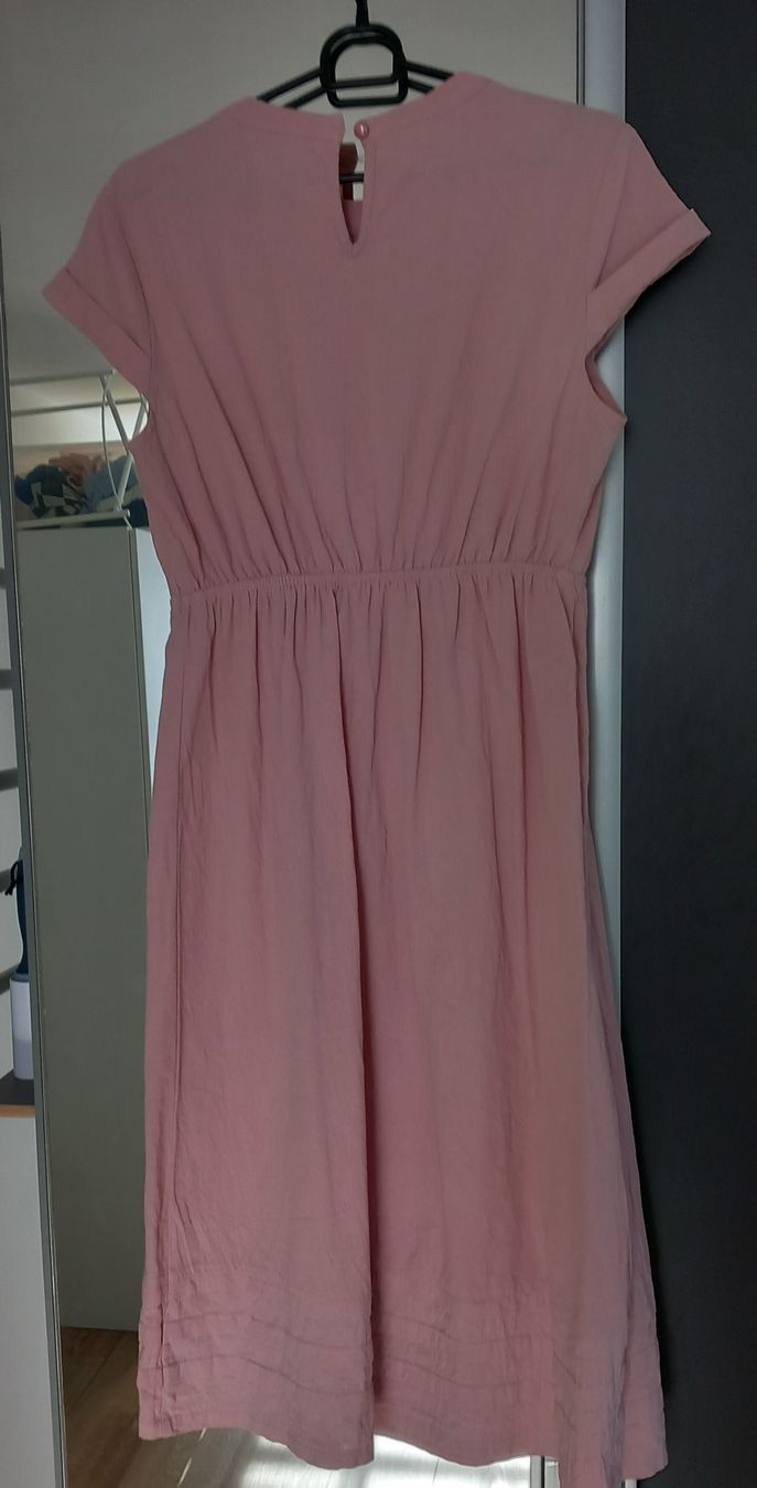 Vestiti: schönes, neuwertiges Leinenkleid, rosa, 40 – Nuovo (secondo la descrizione) da Rorbas venduto da siramad 1