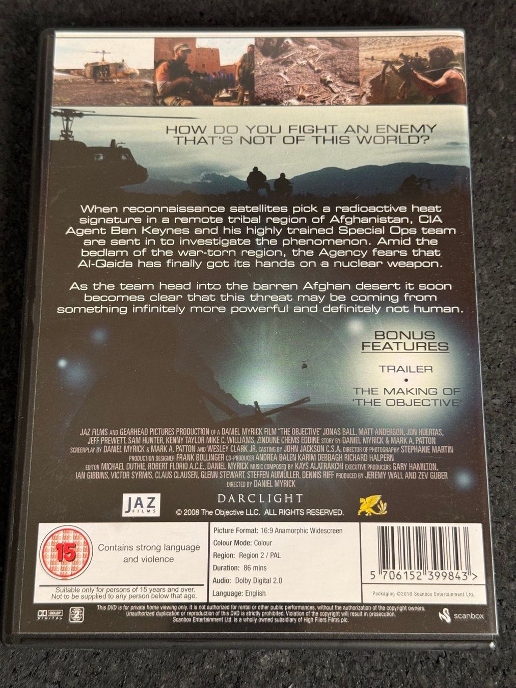Tutti i DVDs: The Objective DVD EN "who or what is the real enemy" – Usato da Fribourg venduto da tschjoly 1