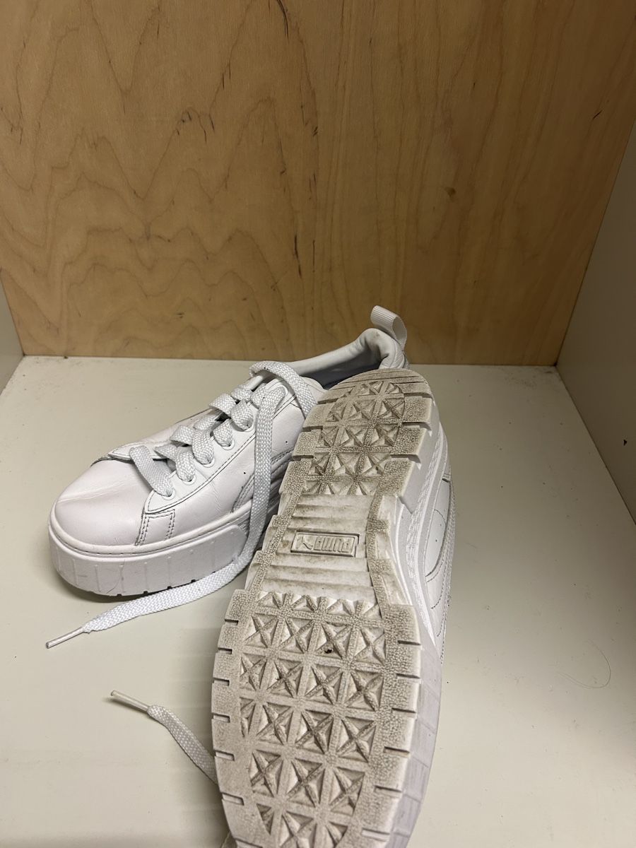 Puma Scarpe da donna: Sneaker Puma weiss mit Plateausohle – Usato da Thun venduto da ann_j9cx 2